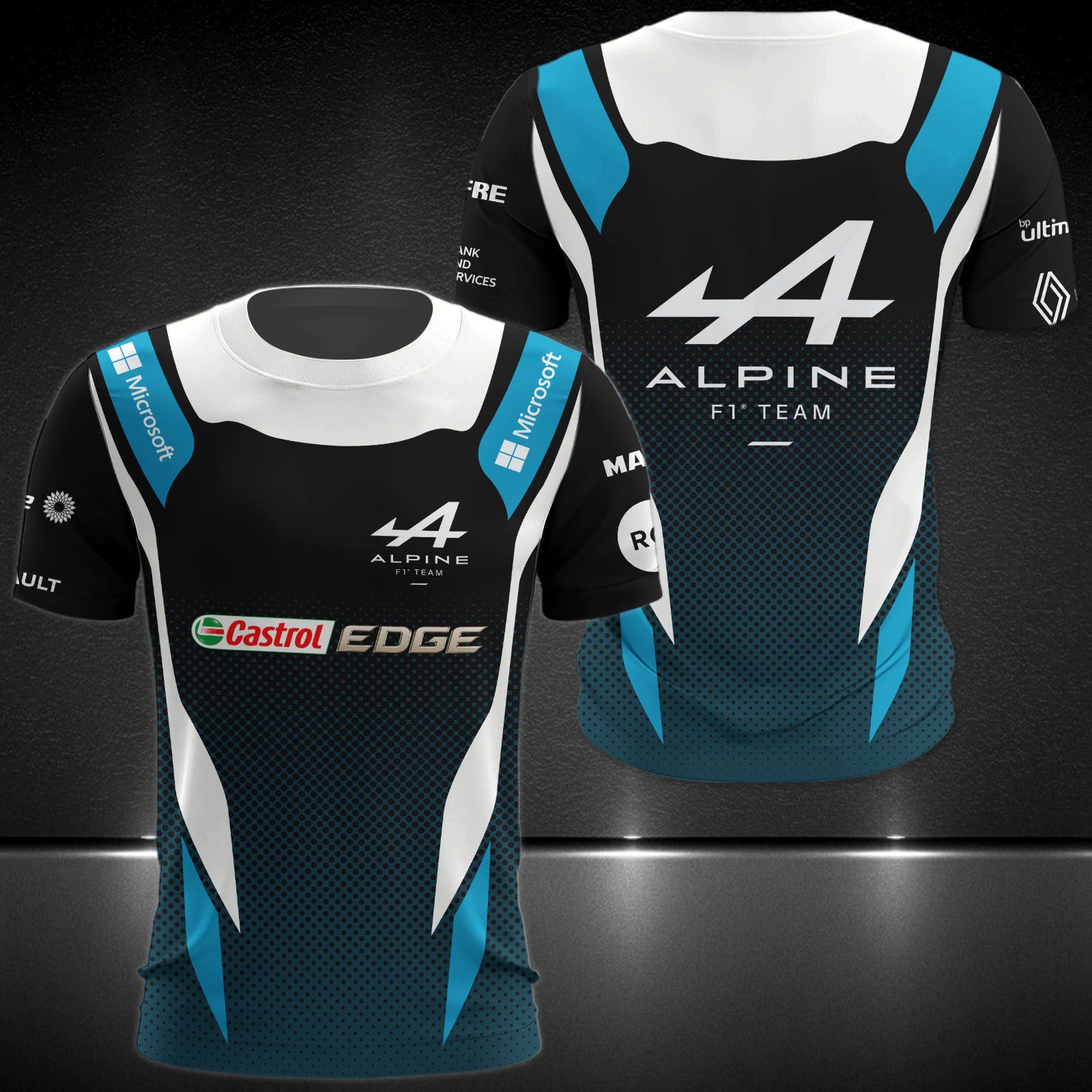 Alpine F1 Team Printing T-Shirt, Polo, Hoodie, Zip, Bomber 9118