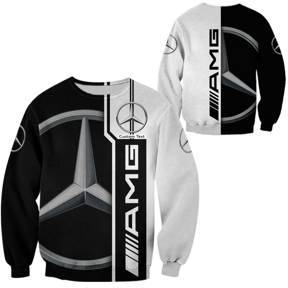 AMG 3D Apparel Zip Hoodie,Pant,Polo, Button Hawaii Shirt Personalized