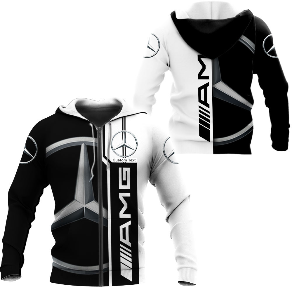 AMG 3D Apparel Zip Hoodie,Pant,Polo, Button Hawaii Shirt Personalized