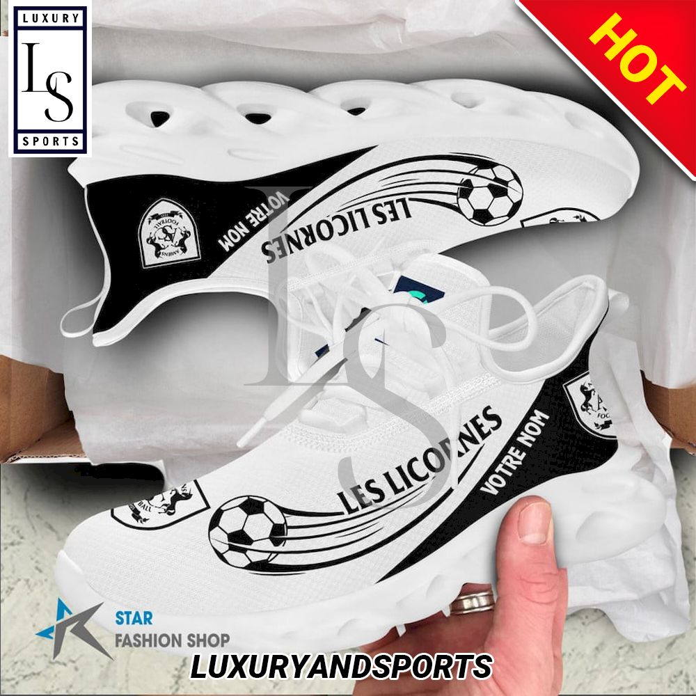 Amiens SC Ligue 2 Custom Name Max Soul Shoes
