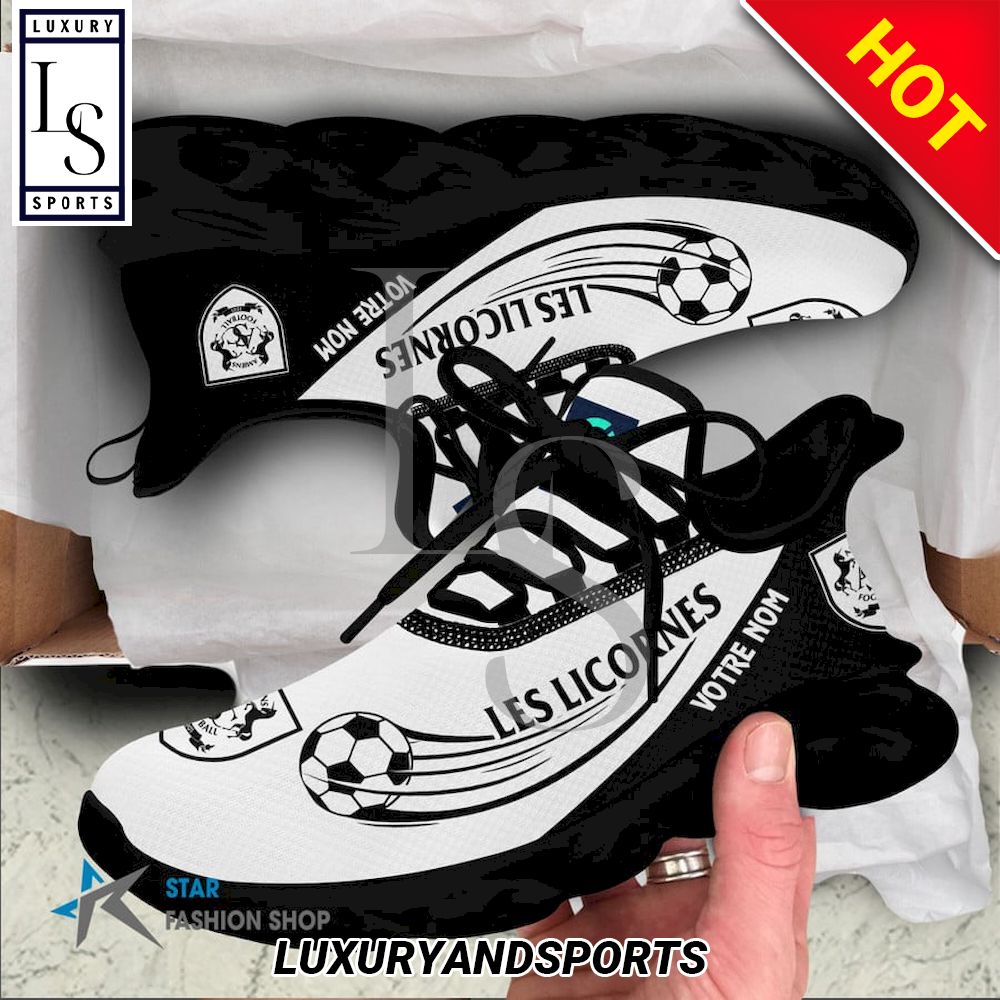 Amiens SC Ligue 2 Custom Name Max Soul Shoes