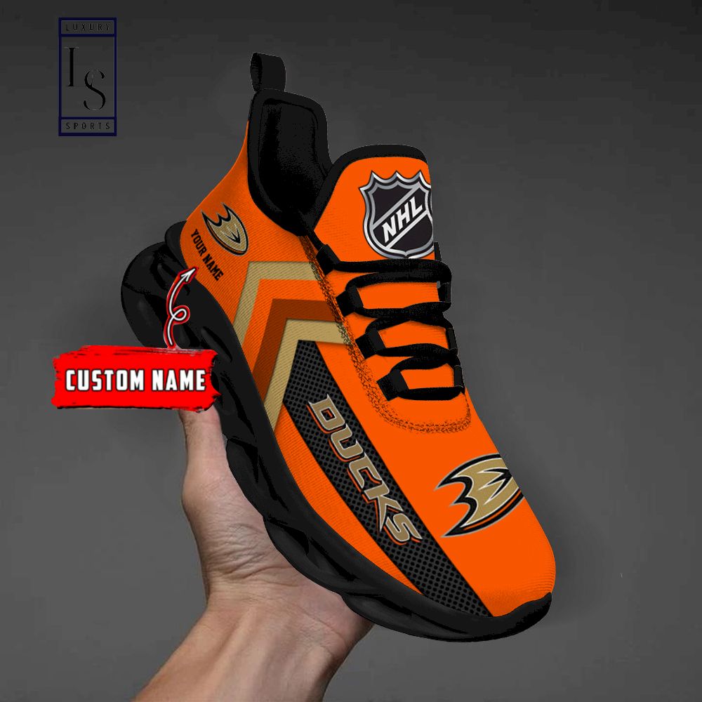 Anaheim Ducks NHL Personalized Max Soul Shoes