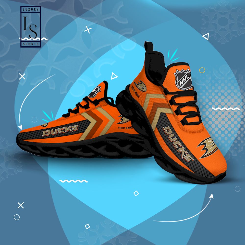 Anaheim Ducks NHL Personalized Max Soul Shoes
