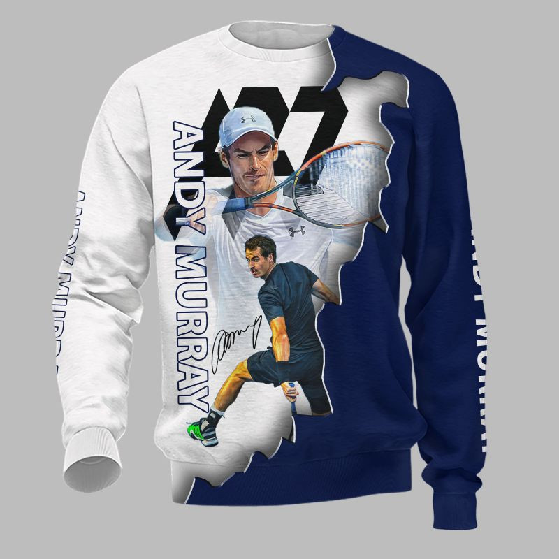 Andy Murray Printing T-Shirt, Polo, Hoodie, Zip, Bomber 11024