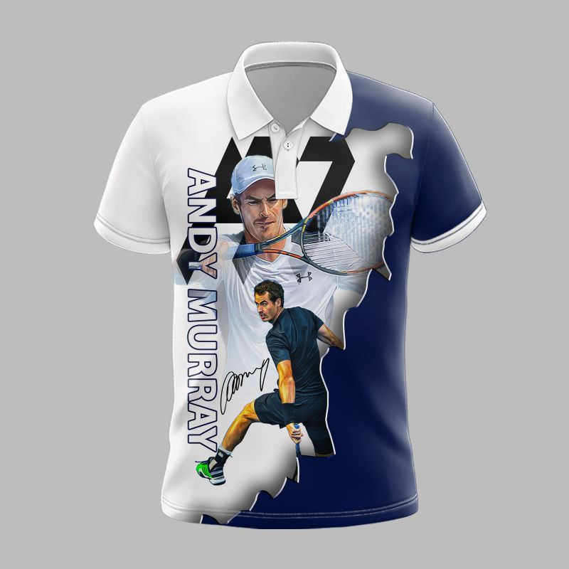 Andy Murray Printing T-Shirt, Polo, Hoodie, Zip, Bomber 11024