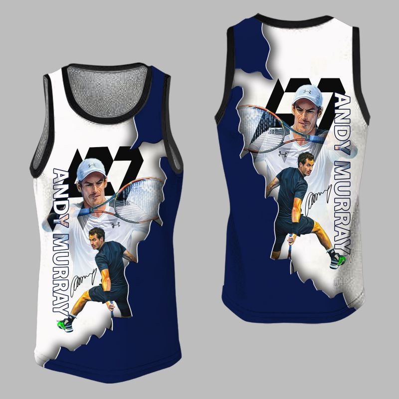 Andy Murray Printing T-Shirt, Polo, Hoodie, Zip, Bomber 11024