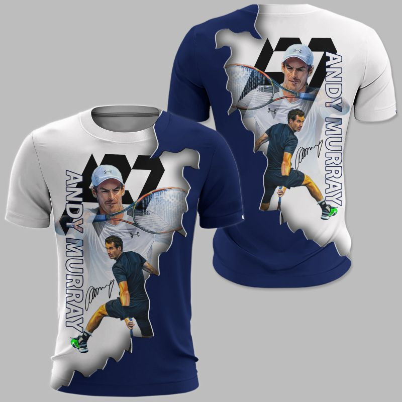 Andy Murray Printing T-Shirt, Polo, Hoodie, Zip, Bomber 11024