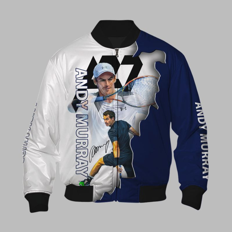 Andy Murray Printing T-Shirt, Polo, Hoodie, Zip, Bomber 11024
