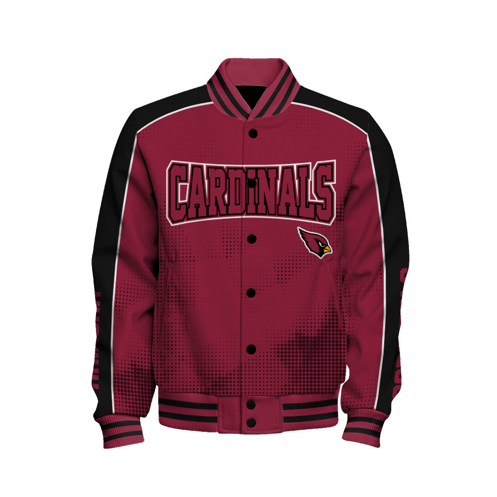 Arizona Cardinals - Heart Beats In Unison Unisex Varsity Jacket