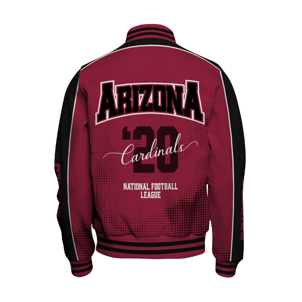 Arizona Cardinals - Heart Beats In Unison Unisex Varsity Jacket