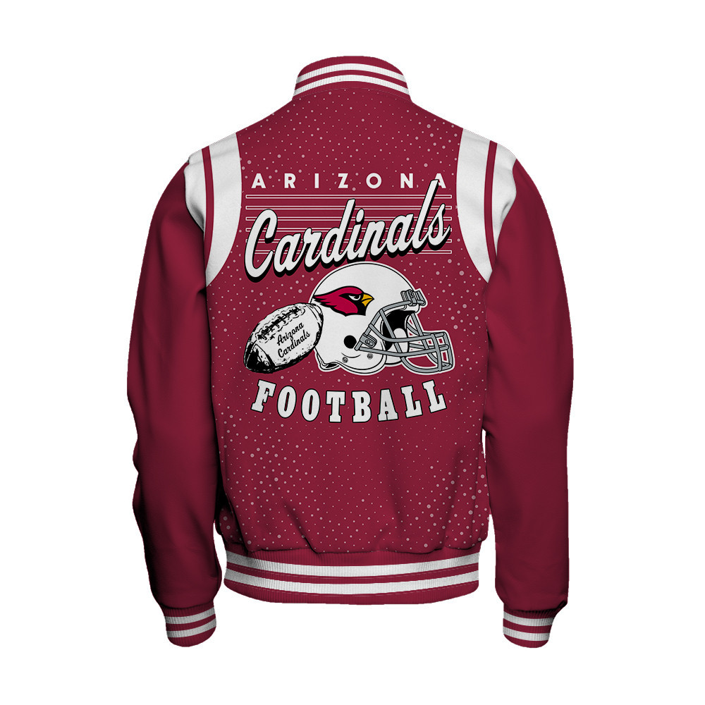 Arizona Cardinals National Football League Make Your Mark Unisex Varsity Jacket