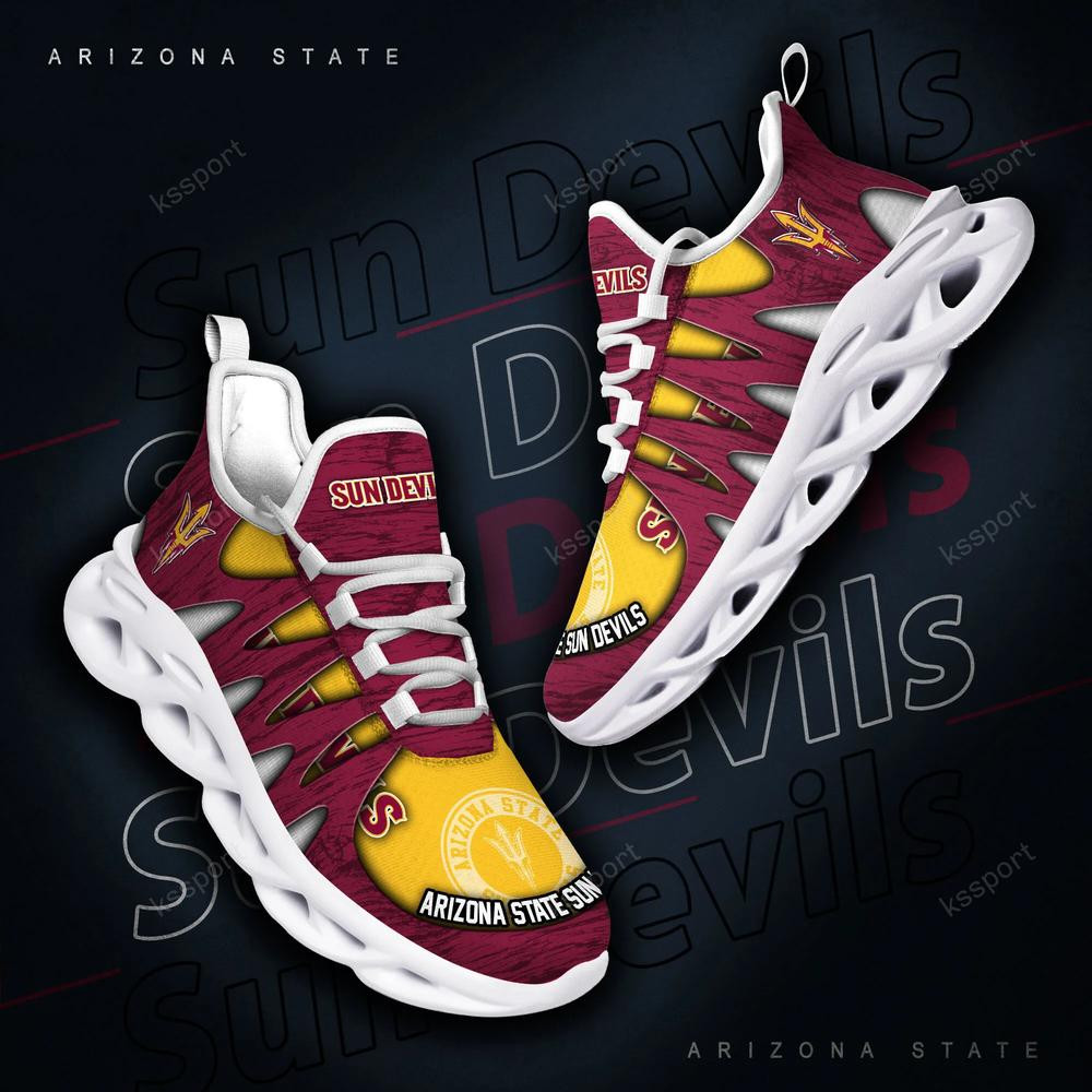 Arizona State Sun Devils Max Soul Shoes, Running Sneakers