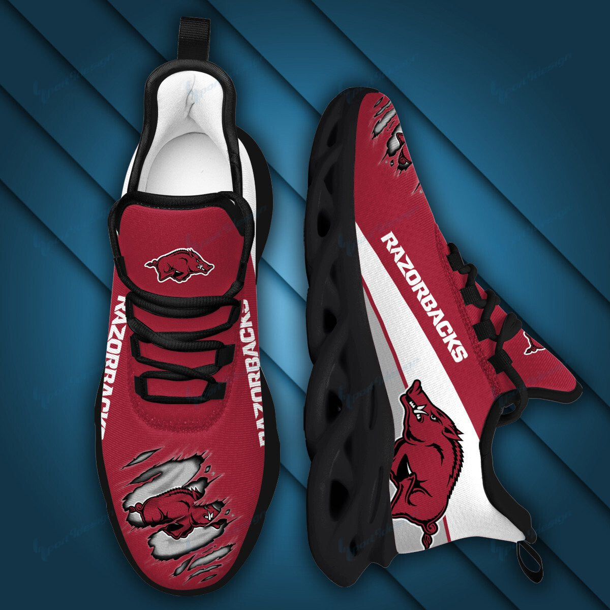 Arkansas Razorbacks YZ Running Sneakers
