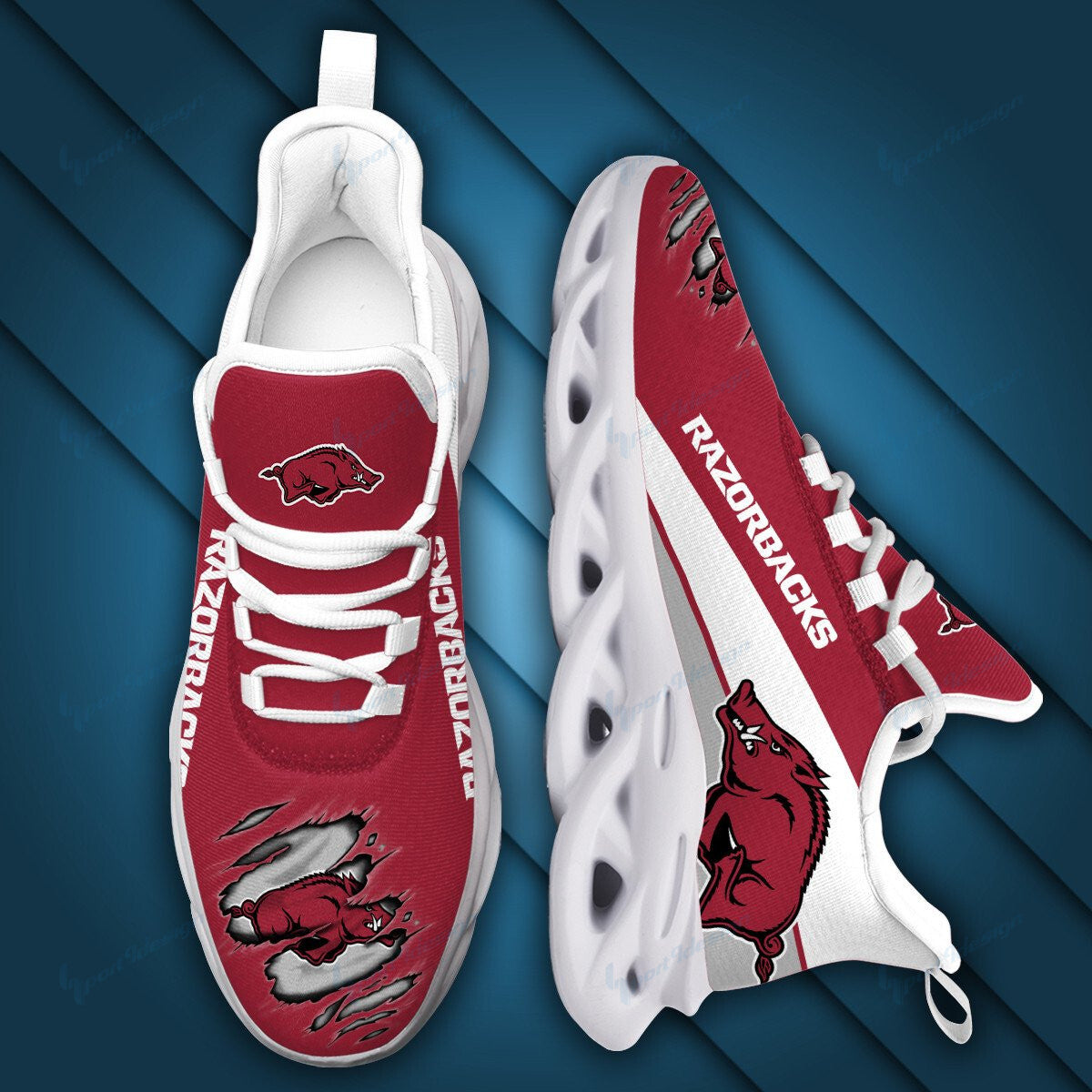 Arkansas Razorbacks YZ Running Sneakers