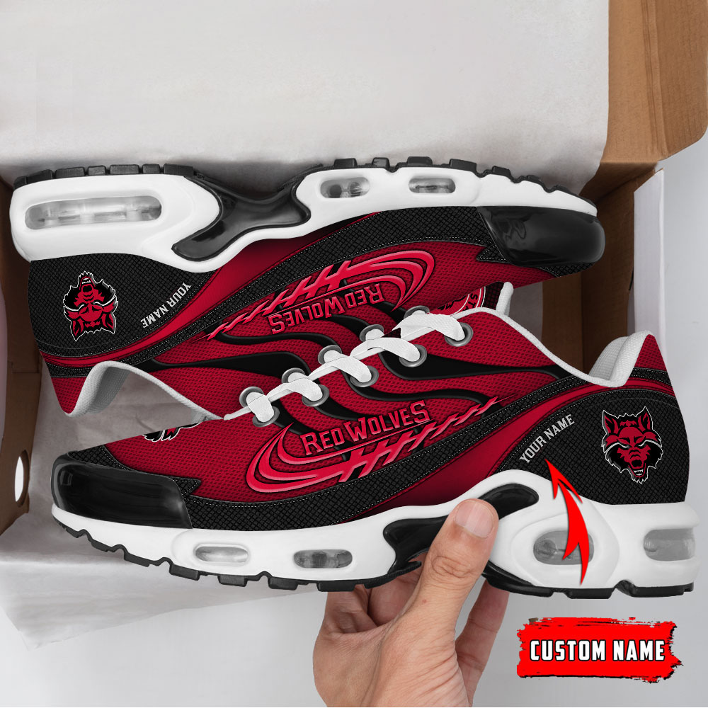 Arkansas State Red Wolves Personalized Name Air Cushion Sports Shoes Sneaker KLTNS220526