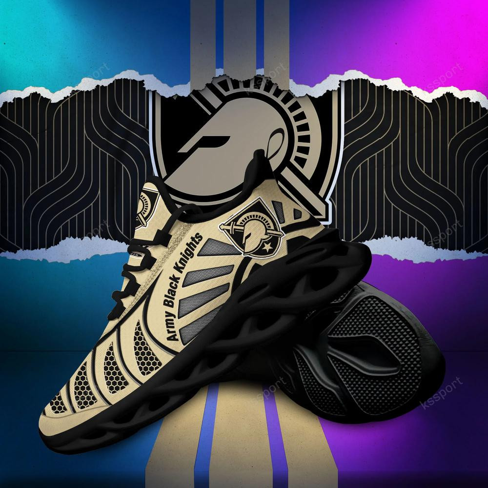 Army Black Knights Max Soul Clunky, Black And White Running Shoes