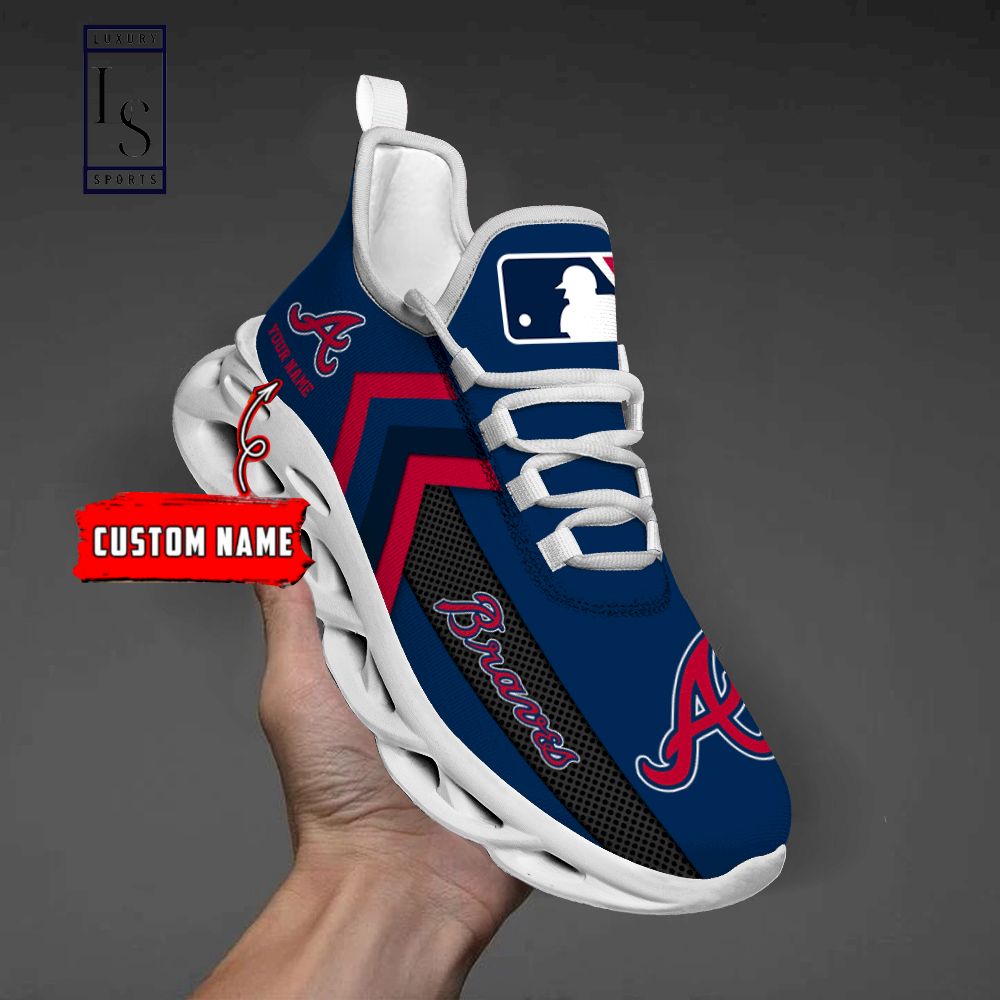 Atlanta Braves Personalized Max Soul Shoes