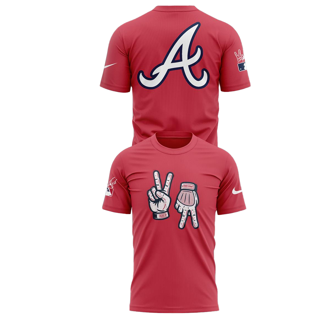 Atlanta Braves Usher 2026 Peace Up A-Town Down Shirt