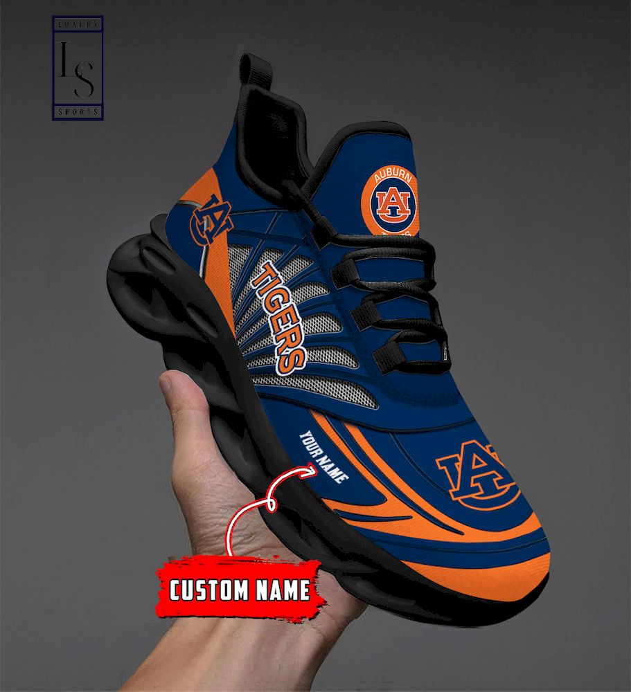 Auburn Tigers Custom Name Max Soul Shoes