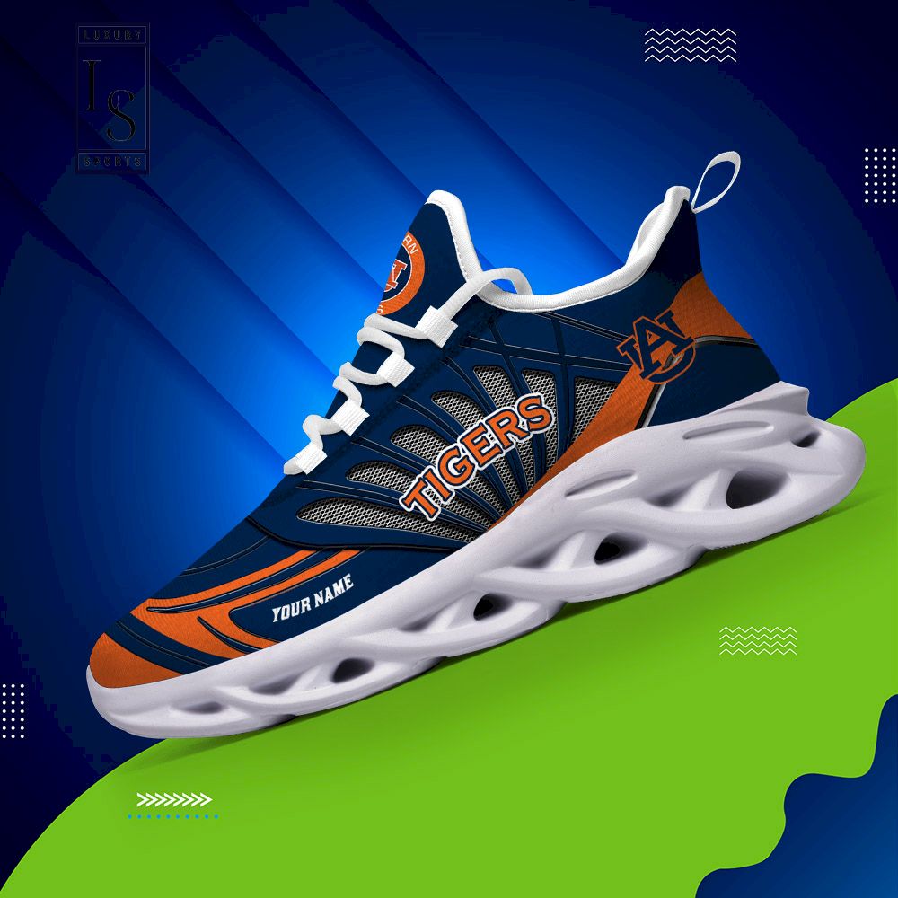 Auburn Tigers Custom Name Max Soul Shoes
