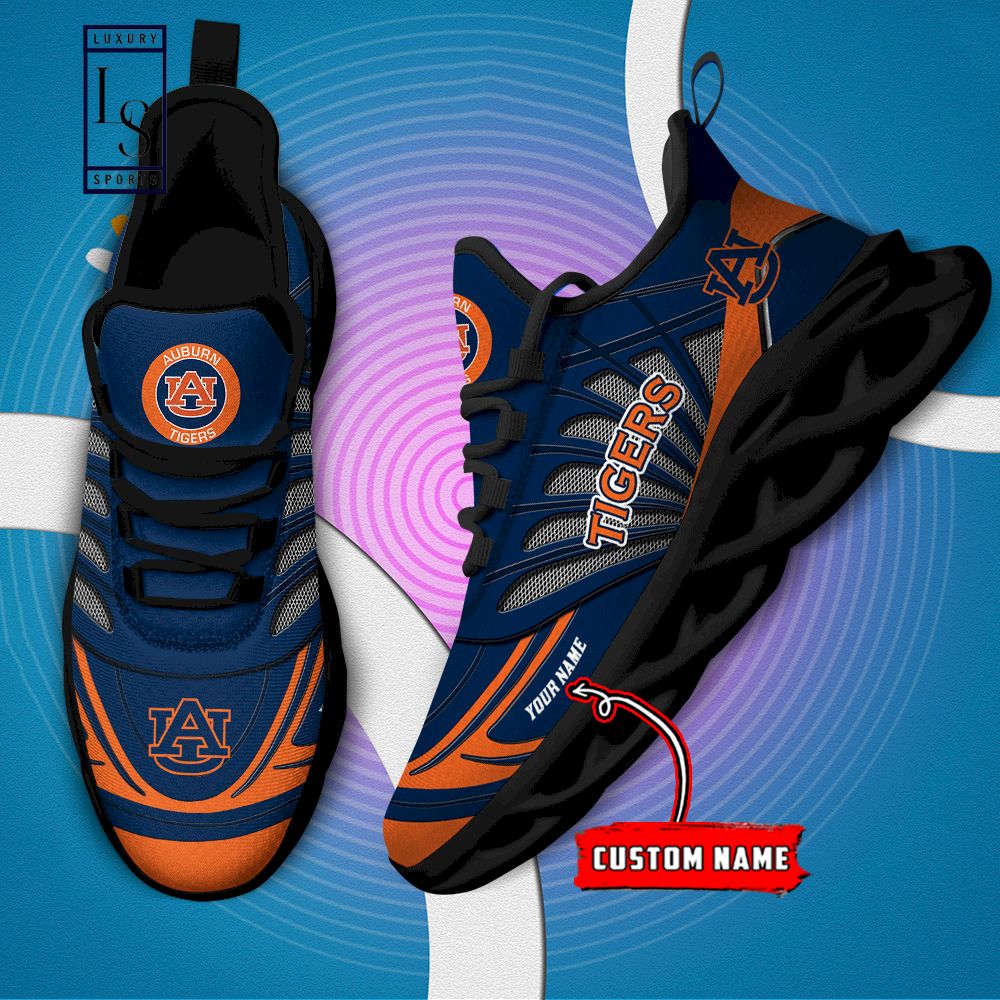 Auburn Tigers Custom Name Max Soul Shoes