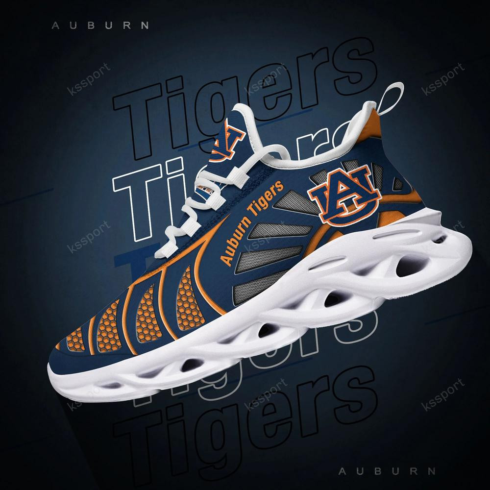 Auburn Tigers Max Soul Clunky, Black And White Running Shoes