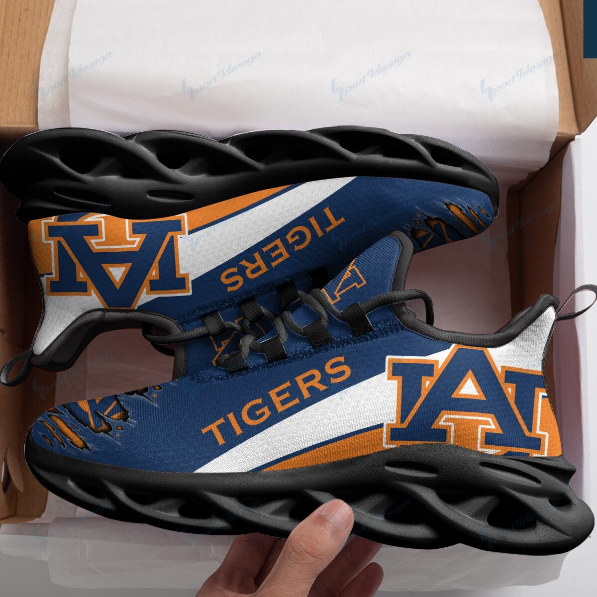 Auburn Tigers Max Soul YZ Running Sneakers 999