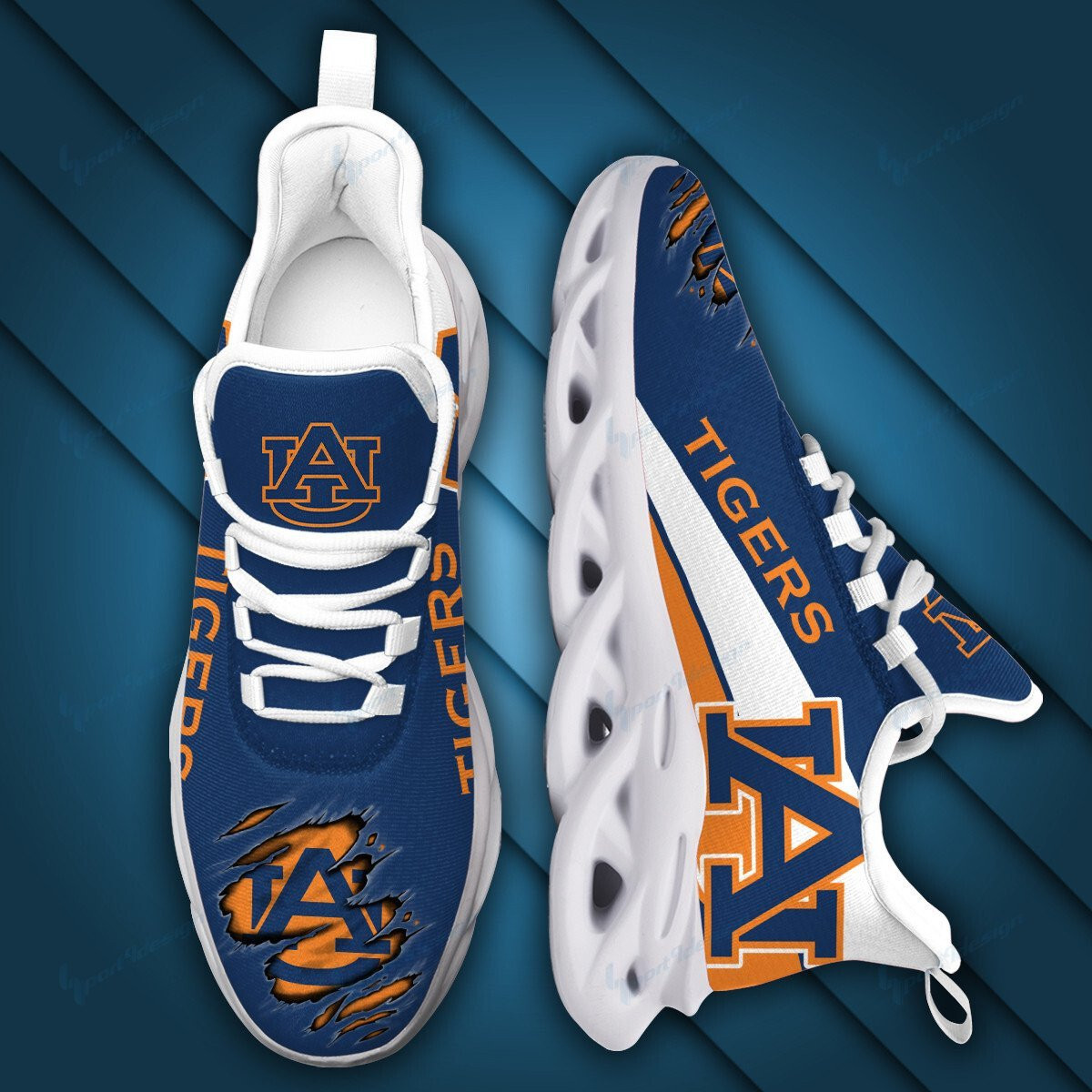 Auburn Tigers Max Soul YZ Running Sneakers 999