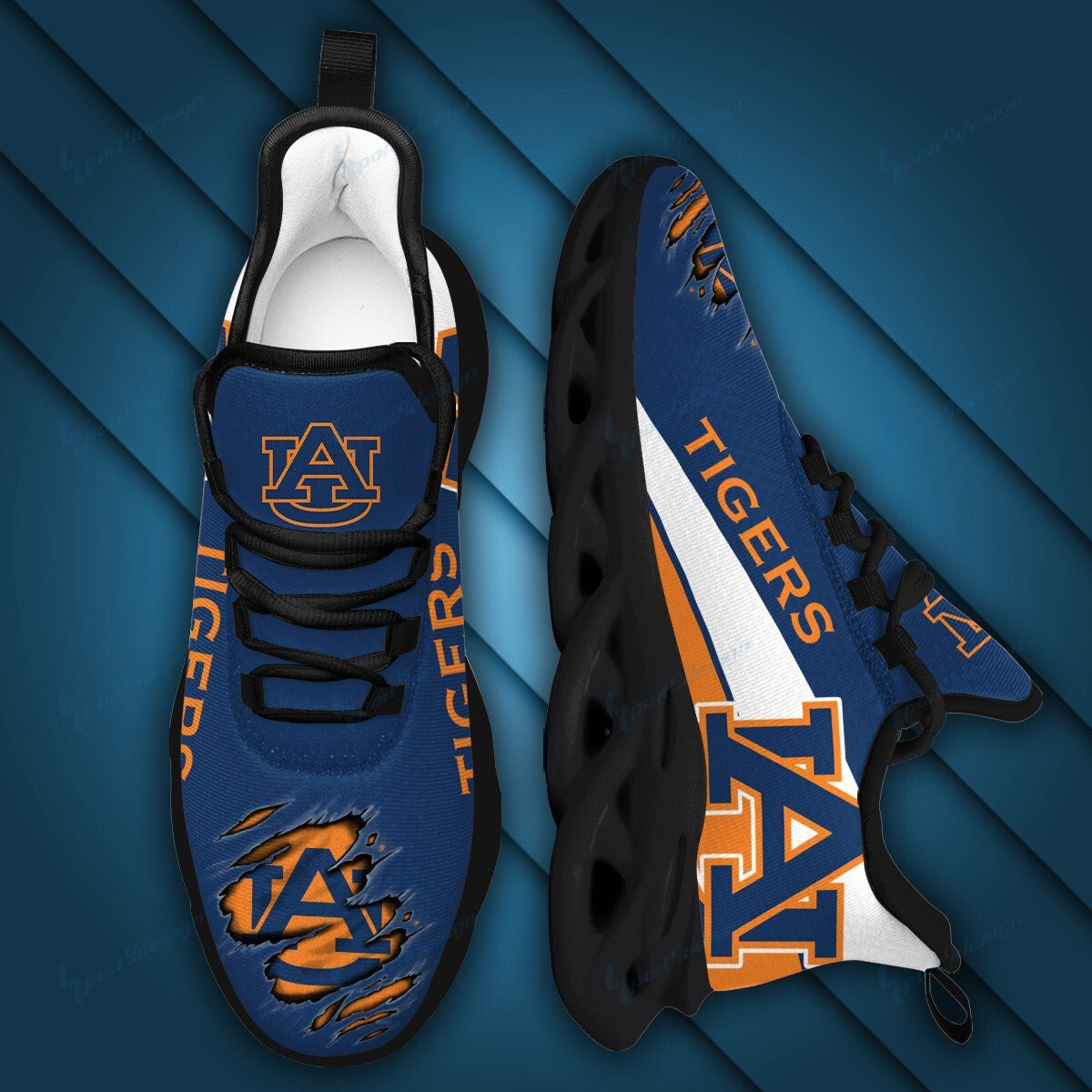 Auburn Tigers Max Soul YZ Running Sneakers 999