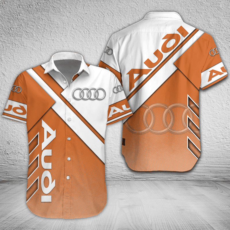 Audi Button Shirt Custom Name, Multicolor