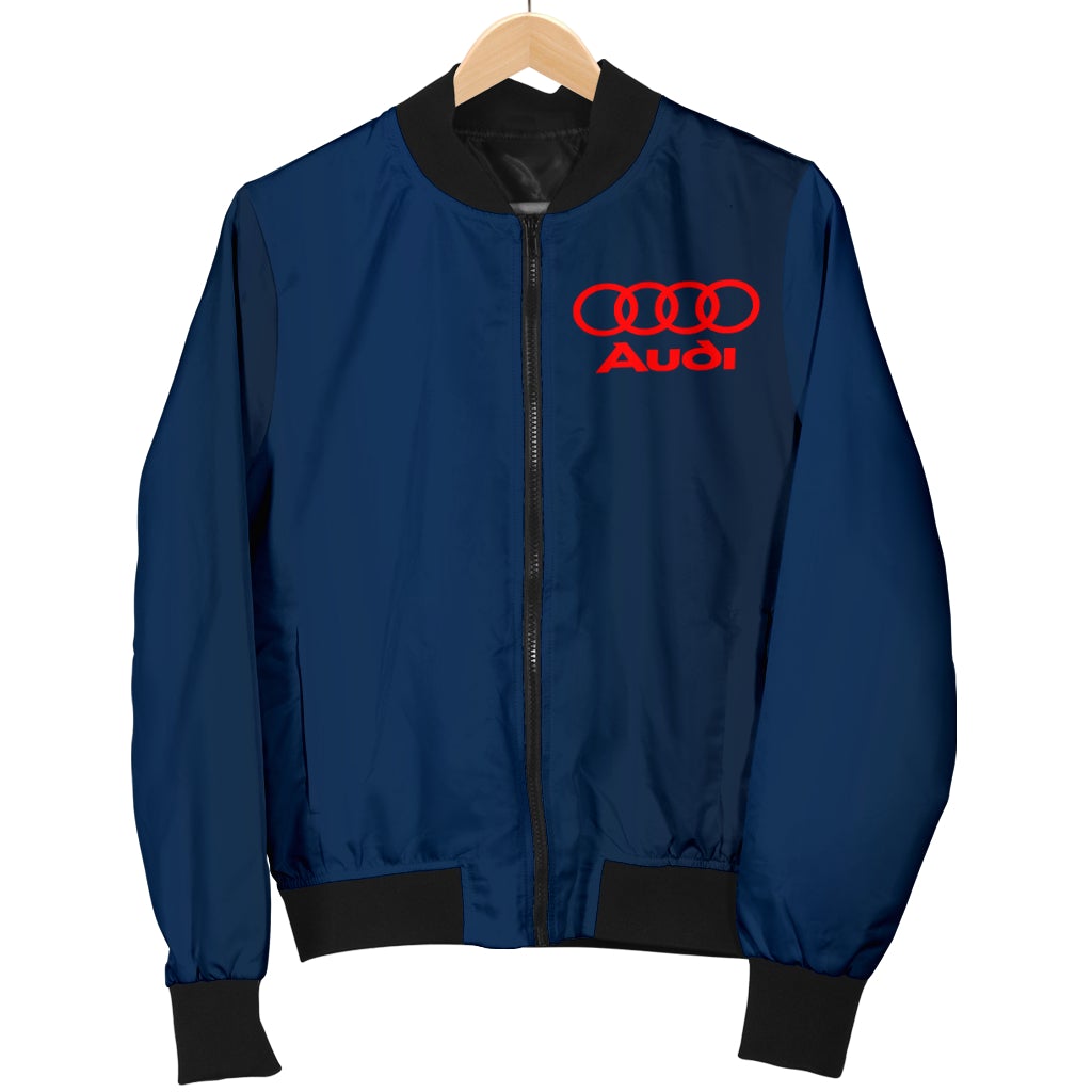 Audi Men's Bomber Jacket Blue