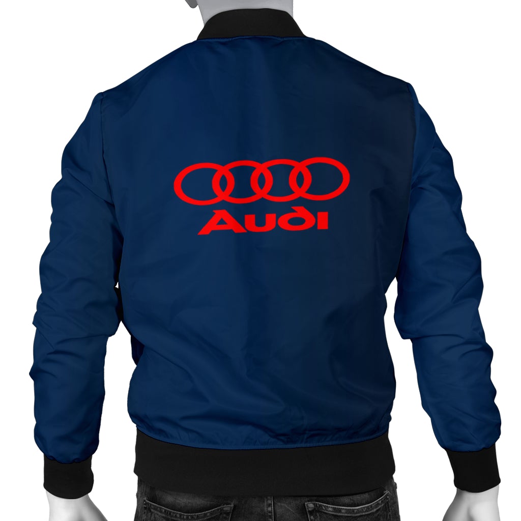 Audi Men's Bomber Jacket Blue