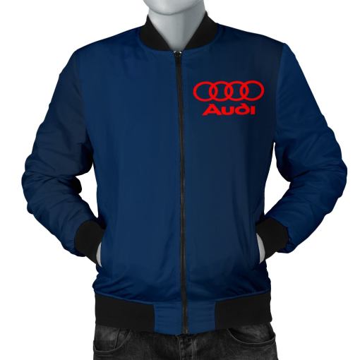 Audi Men's Bomber Jacket Blue