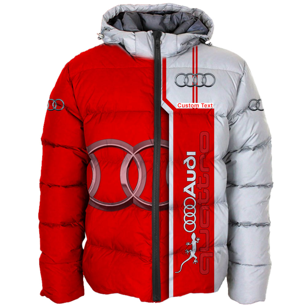 Audi Quattro 3D Apparel Zip Hoodie,Pant,Polo, Button Hawaii Shirt Personalized