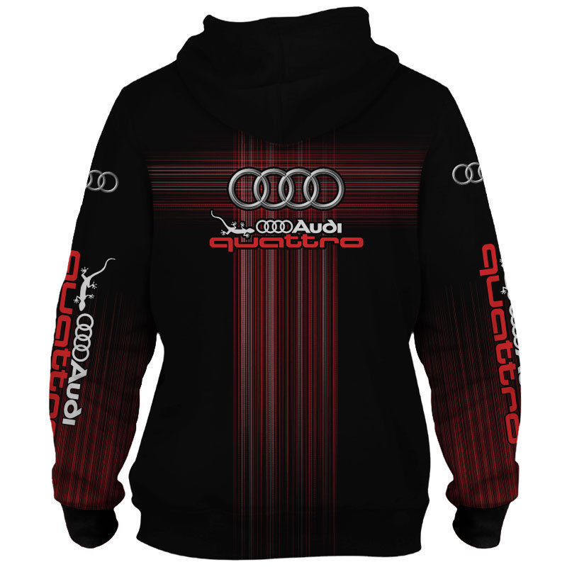 Audi quattro Skull Tshirt, sweatshirt, Polo, Hawaiian, Hoodie 3D Apparel Full Printing Custom Name