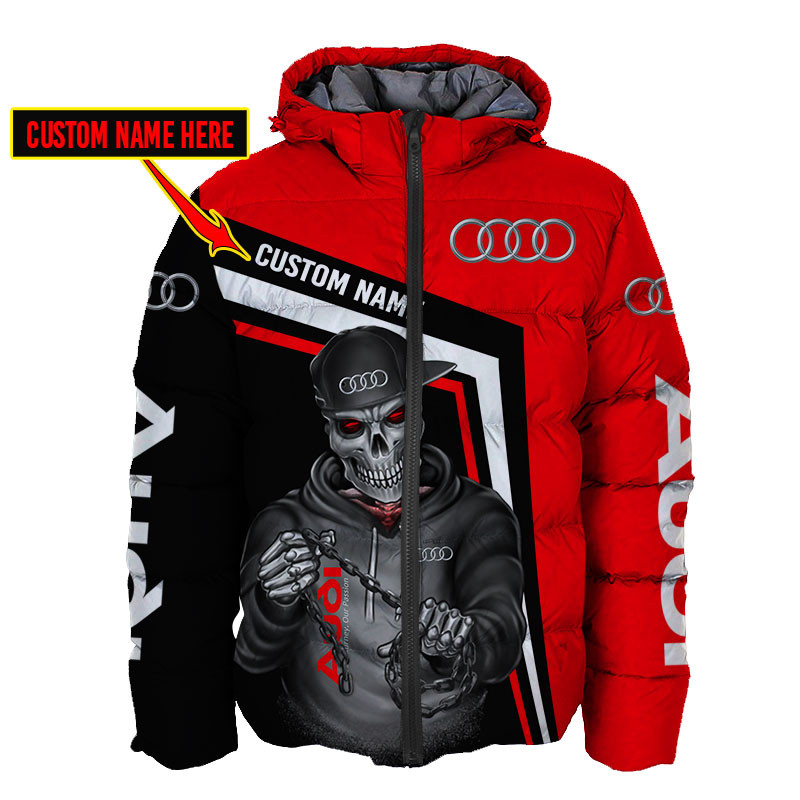 Audi Skull Tshirt, sweatshirt, Polo, Hawaiian, Hoodie 3D Apparel Full Printing Custom Name