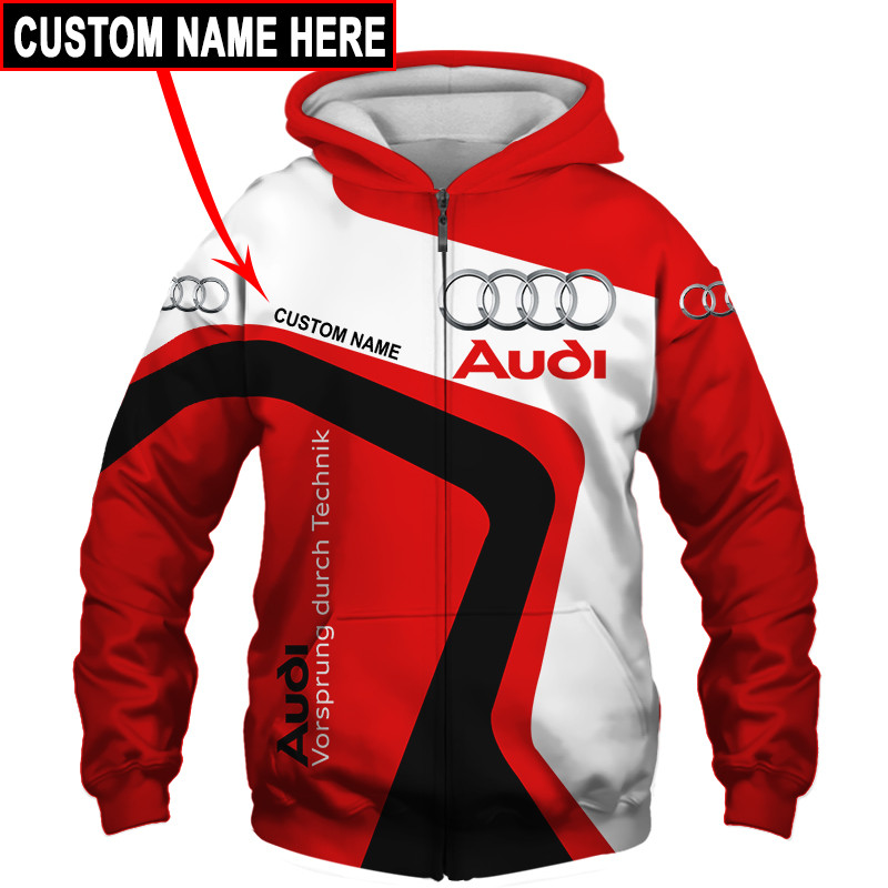 Audi t-shirt hoodie apparel 3D full printing