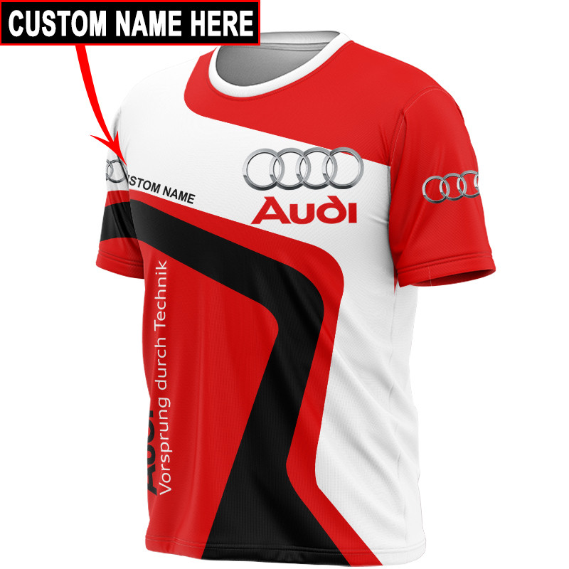 Audi t-shirt hoodie apparel 3D full printing