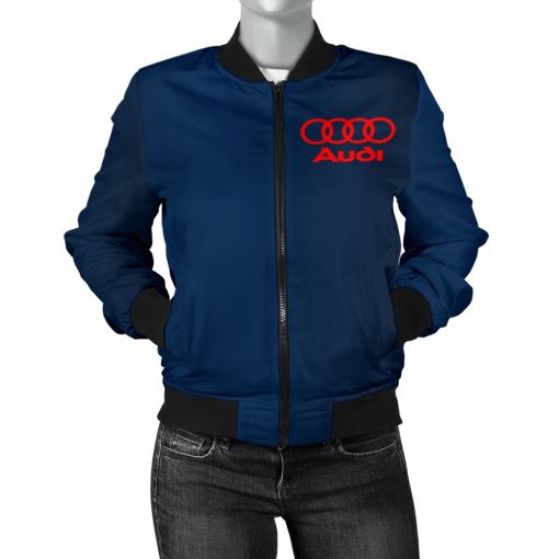 Audi Women's Bomber Jacket Blue