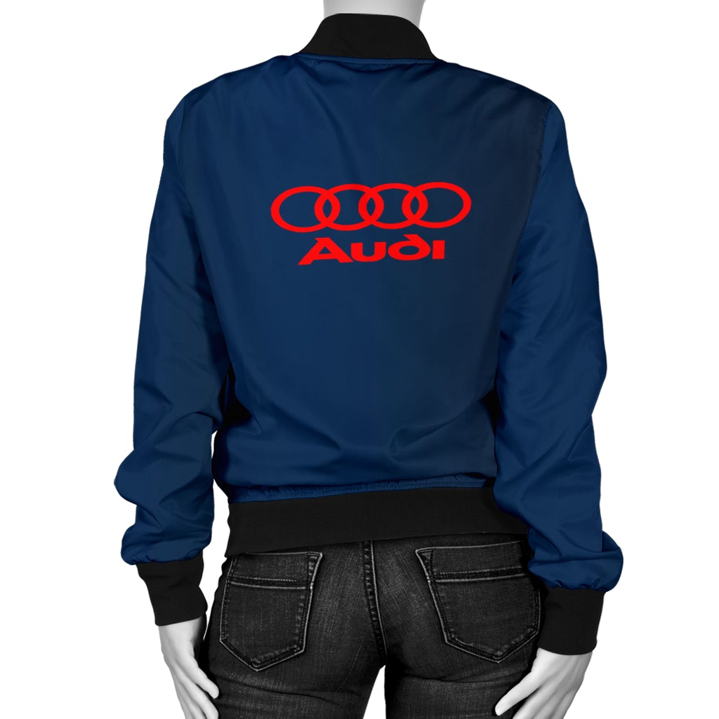 Audi Women's Bomber Jacket Blue