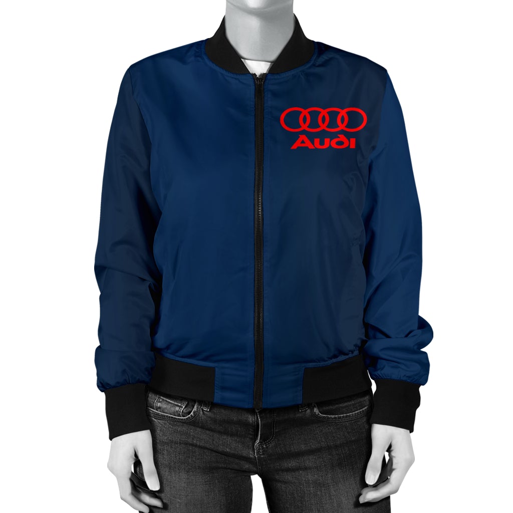 Audi Women's Bomber Jacket Blue