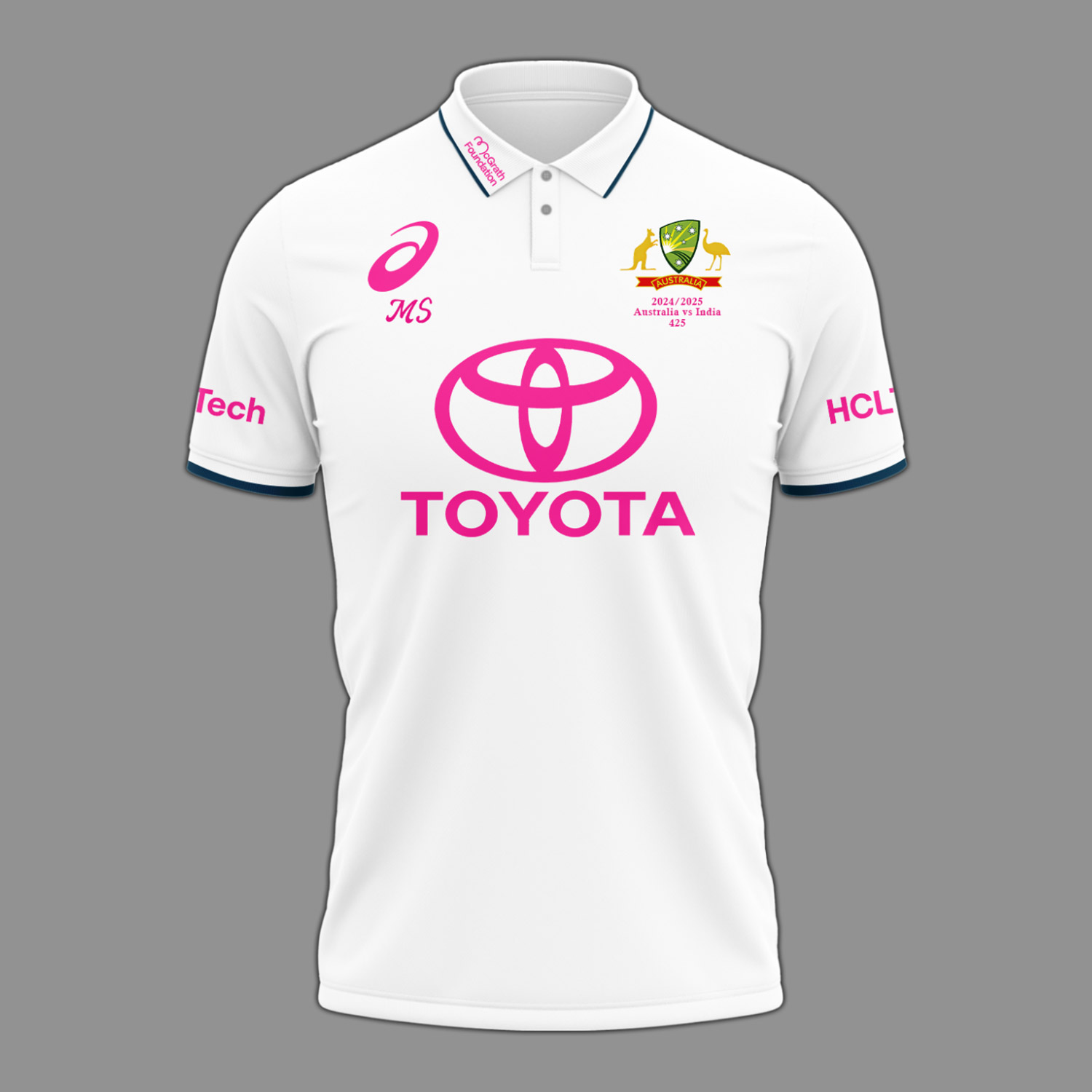 Australia National Cricket Pink Test Polo
