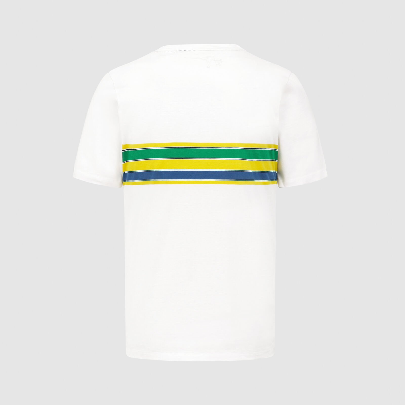Ayrton Senna Helmet Stripe Tshirt