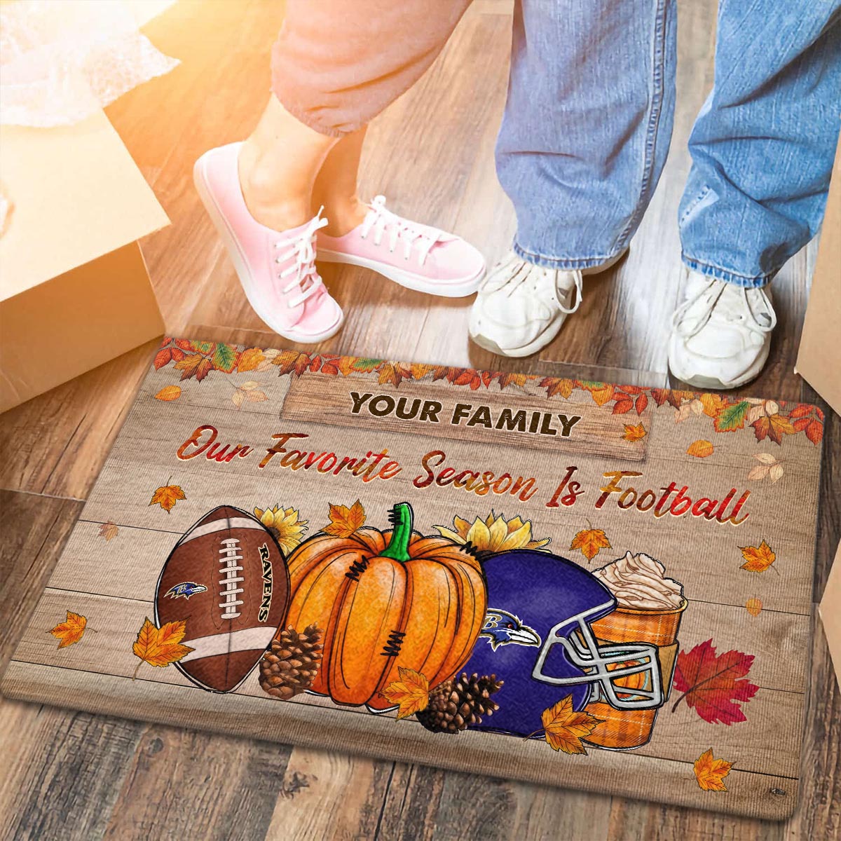 Baltimore RavensOur Favorite Season is Football Doormat