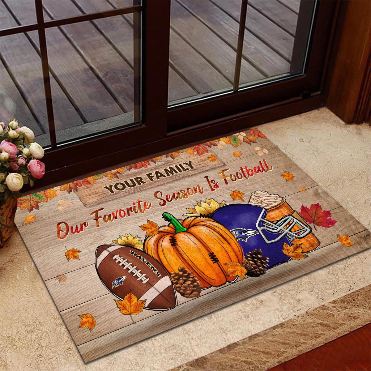 Baltimore RavensOur Favorite Season is Football Doormat