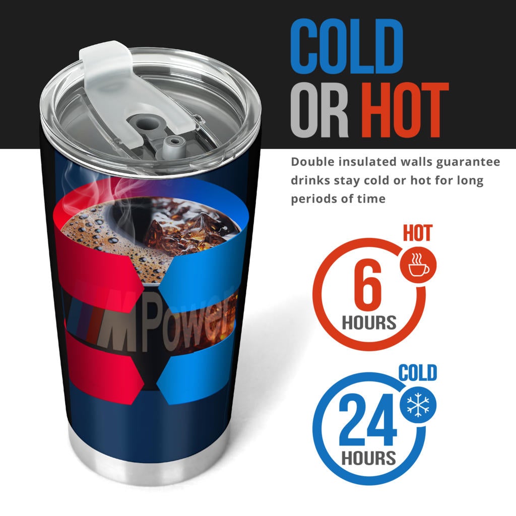BMW M Power Tumbler Blue