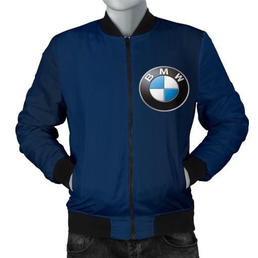 BMW Men's Bomber Jacket Blue
