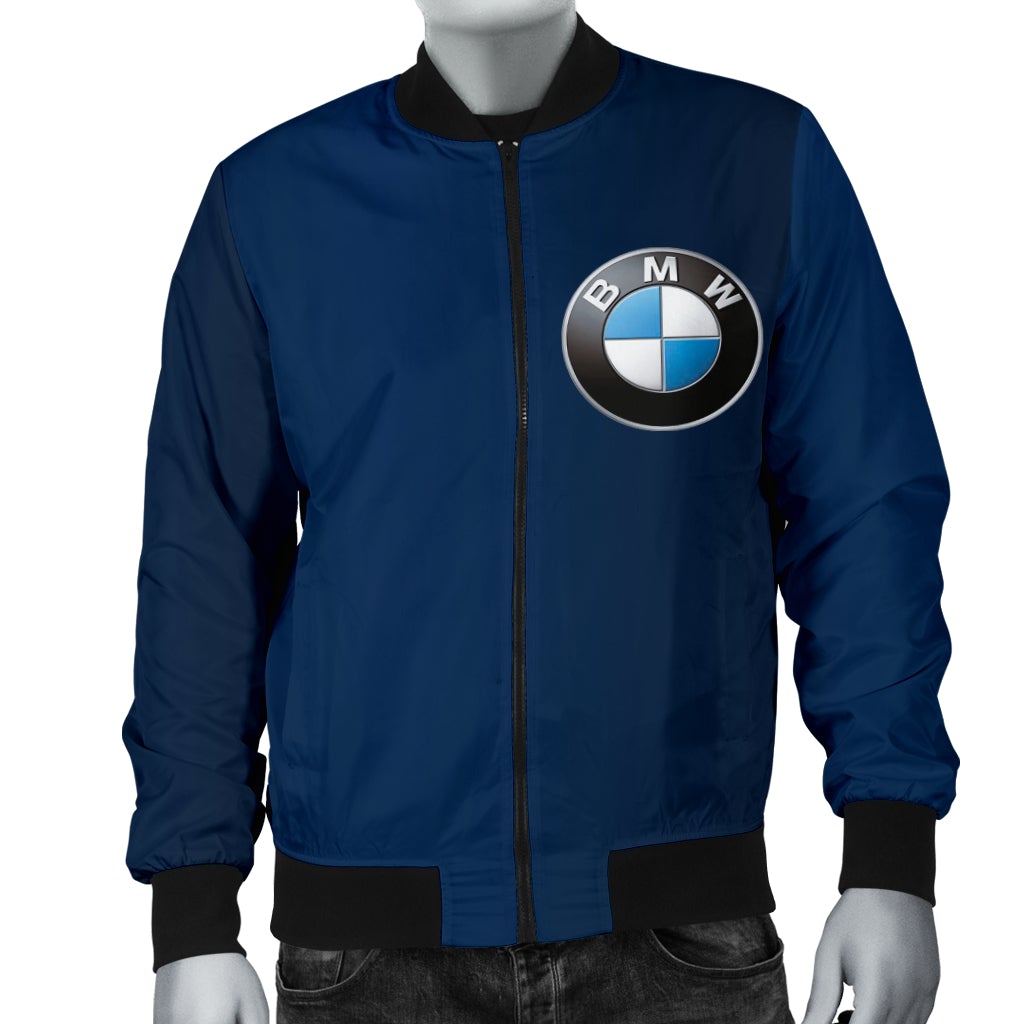 BMW Men's Bomber Jacket Blue