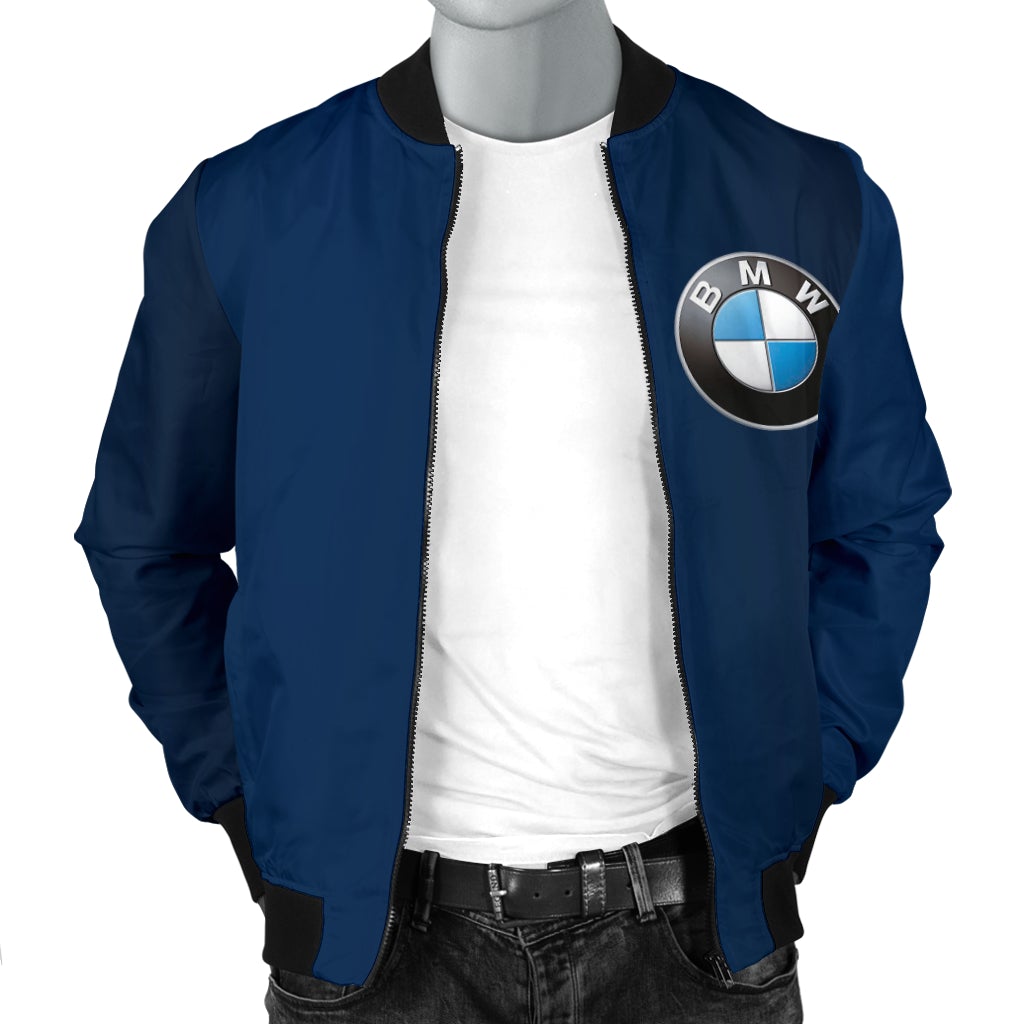 BMW Men's Bomber Jacket Blue