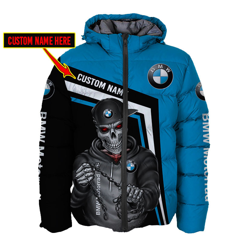 BMW Motorrad Skull Tshirt, sweatshirt, Polo, Hawaiian, Hoodie 3D Apparel Full Printing Custom Name